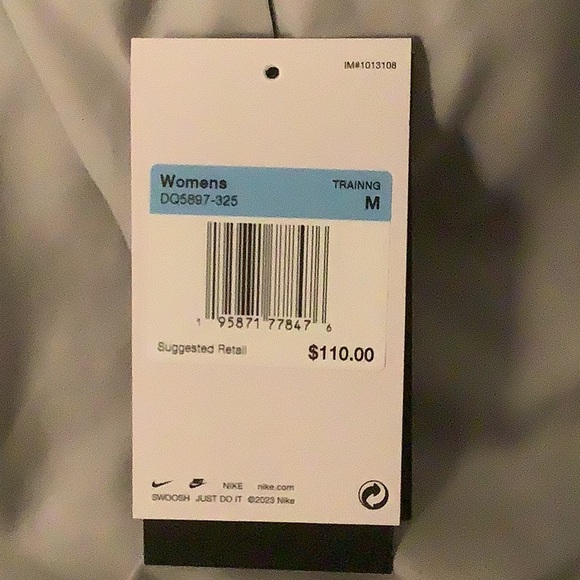 Nike Women’s Universa Medium Support High Rise 7/8 Length Legging Size M Green - Picture 8 of 8